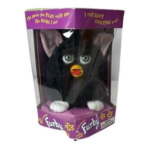 1998 Tiger Furby Unopened Sealed box Model 70-800 Black